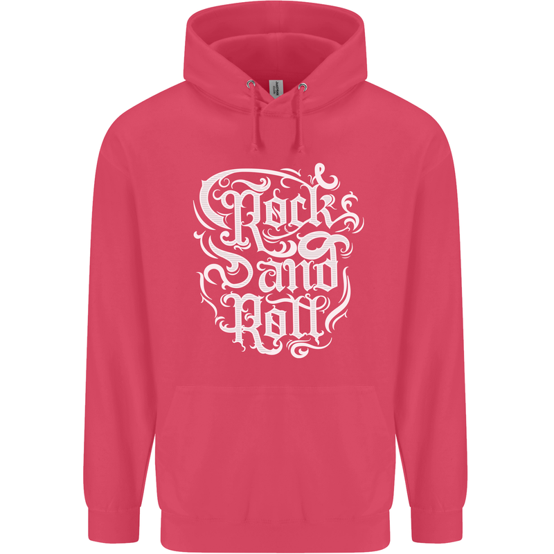 Rock and Roll Guitar Music Childrens Kids Hoodie Heliconia