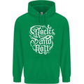 Rock and Roll Guitar Music Childrens Kids Hoodie Irish Green
