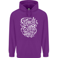Rock and Roll Guitar Music Childrens Kids Hoodie Purple