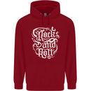 Rock and Roll Guitar Music Childrens Kids Hoodie Red