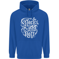 Rock and Roll Guitar Music Childrens Kids Hoodie Royal Blue