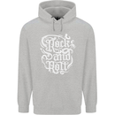 Rock and Roll Guitar Music Childrens Kids Hoodie Sports Grey