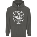 Rock and Roll Guitar Music Childrens Kids Hoodie Storm Grey