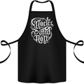 Rock and Roll Guitar Music Cotton Apron 100% Organic Black