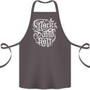 Rock and Roll Guitar Music Cotton Apron 100% Organic Dark Grey