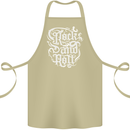 Rock and Roll Guitar Music Cotton Apron 100% Organic Khaki