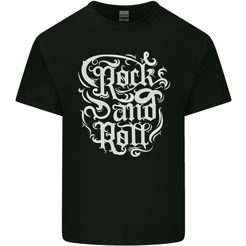 Rock and Roll Guitar Music Kids T-Shirt Childrens Black