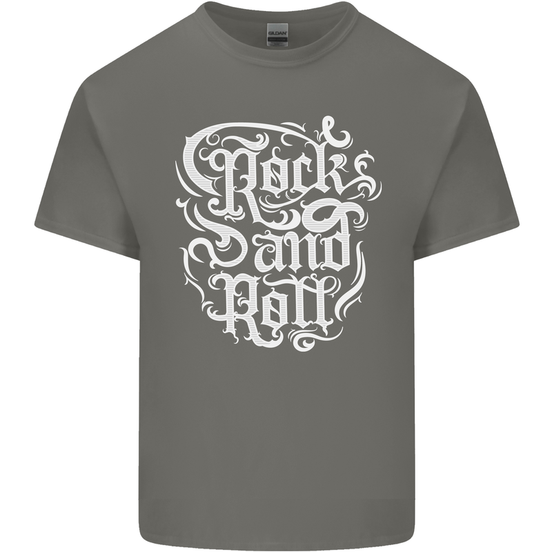 Rock and Roll Guitar Music Kids T-Shirt Childrens Charcoal