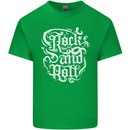 Rock and Roll Guitar Music Kids T-Shirt Childrens Irish Green