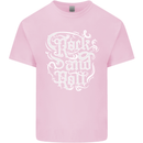 Rock and Roll Guitar Music Kids T-Shirt Childrens Light Pink