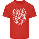 Rock and Roll Guitar Music Kids T-Shirt Childrens Red