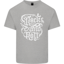 Rock and Roll Guitar Music Kids T-Shirt Childrens Sports Grey