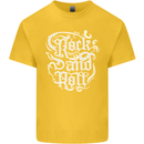Rock and Roll Guitar Music Kids T-Shirt Childrens Yellow