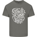 Rock and Roll Guitar Music Mens Cotton T-Shirt Tee Top Charcoal