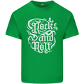 Rock and Roll Guitar Music Mens Cotton T-Shirt Tee Top Irish Green