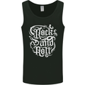 Rock and Roll Guitar Music Mens Vest Tank Top Black