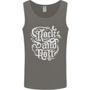 Rock and Roll Guitar Music Mens Vest Tank Top Charcoal