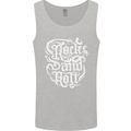 Rock and Roll Guitar Music Mens Vest Tank Top Sports Grey