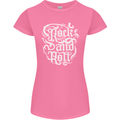 Rock and Roll Guitar Music Womens Petite Cut T-Shirt Azalea