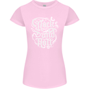 Rock and Roll Guitar Music Womens Petite Cut T-Shirt Light Pink