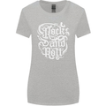 Rock and Roll Guitar Music Womens Wider Cut T-Shirt Sports Grey