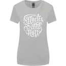 Rock and Roll Guitar Music Womens Wider Cut T-Shirt Sports Grey