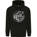 Rock and Roll Logo Childrens Kids Hoodie Black