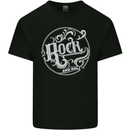 Rock and Roll Logo Kids T-Shirt Childrens Black