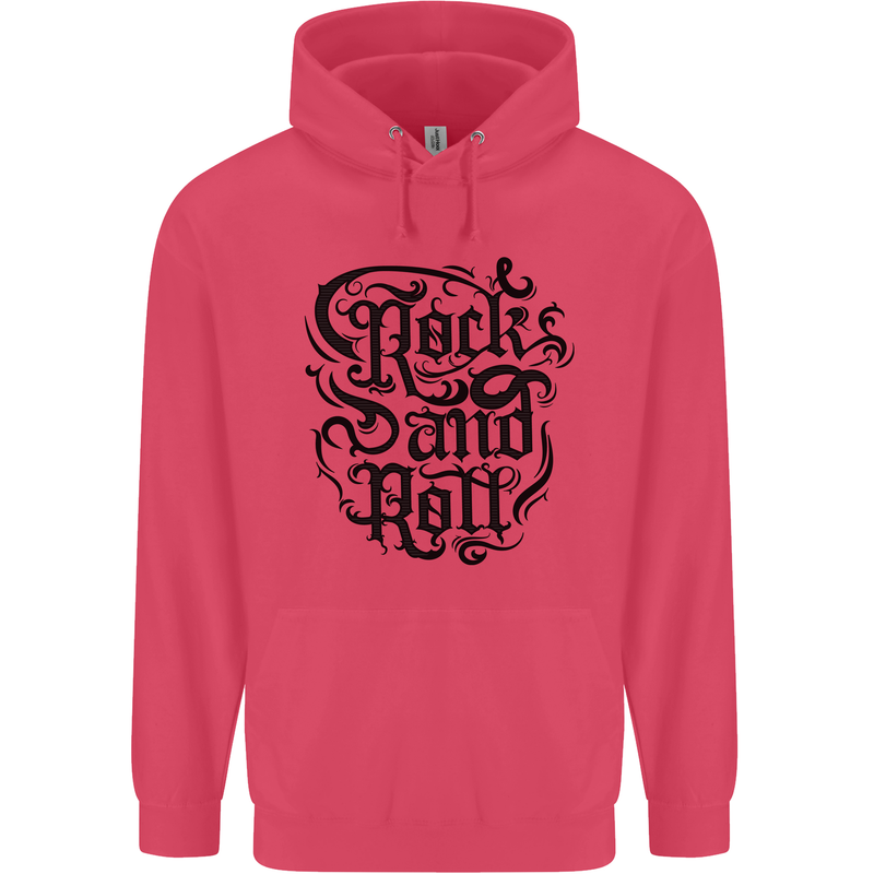 Rock and Roll Music Childrens Kids Hoodie Heliconia
