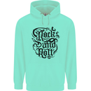 Rock and Roll Music Childrens Kids Hoodie Peppermint