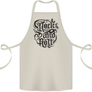 Rock and Roll Music Cotton Apron 100% Organic Natural