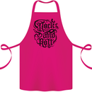 Rock and Roll Music Cotton Apron 100% Organic Pink