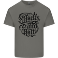 Rock and Roll Music Kids T-Shirt Childrens Charcoal