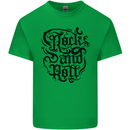 Rock and Roll Music Kids T-Shirt Childrens Irish Green