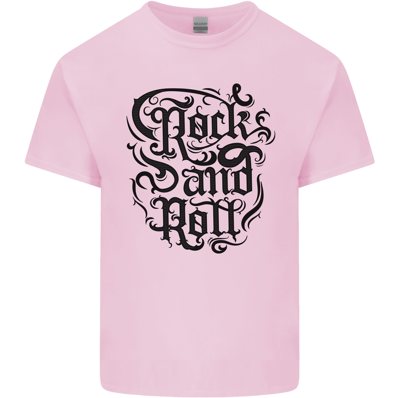 Rock and Roll Music Kids T-Shirt Childrens Light Pink