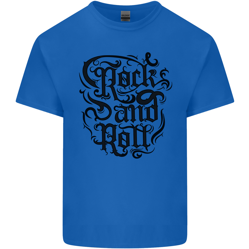 Rock and Roll Music Kids T-Shirt Childrens Royal Blue