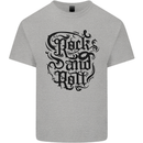 Rock and Roll Music Kids T-Shirt Childrens Sports Grey