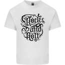 Rock and Roll Music Kids T-Shirt Childrens White