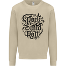 Rock and Roll Music Mens Sweatshirt Jumper Sand