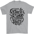 Rock and Roll Music Mens T-Shirt 100% Cotton Sports Grey