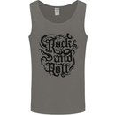Rock and Roll Music Mens Vest Tank Top Charcoal