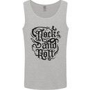 Rock and Roll Music Mens Vest Tank Top Sports Grey