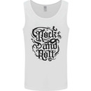Rock and Roll Music Mens Vest Tank Top White