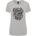 Rock and Roll Music Womens Wider Cut T-Shirt Sports Grey