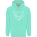 Rock n Roll Angel Childrens Kids Hoodie Peppermint