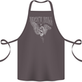 Rock n Roll Angel Cotton Apron 100% Organic Dark Grey