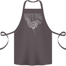 Rock n Roll Angel Cotton Apron 100% Organic Dark Grey
