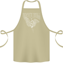 Rock n Roll Angel Cotton Apron 100% Organic Khaki