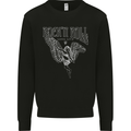 Rock n Roll Angel Kids Sweatshirt Jumper Black