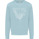 Rock n Roll Angel Kids Sweatshirt Jumper Light Blue